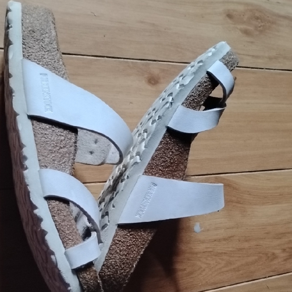 Birkenstock White Sandals - Picture 2 of 5